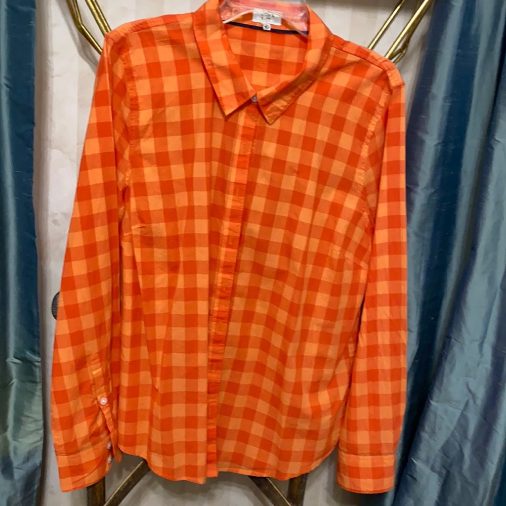 Crown and Ivy size XL handkerchief cotton blouse